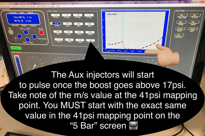 Tech Tip - AUX Injector mapping